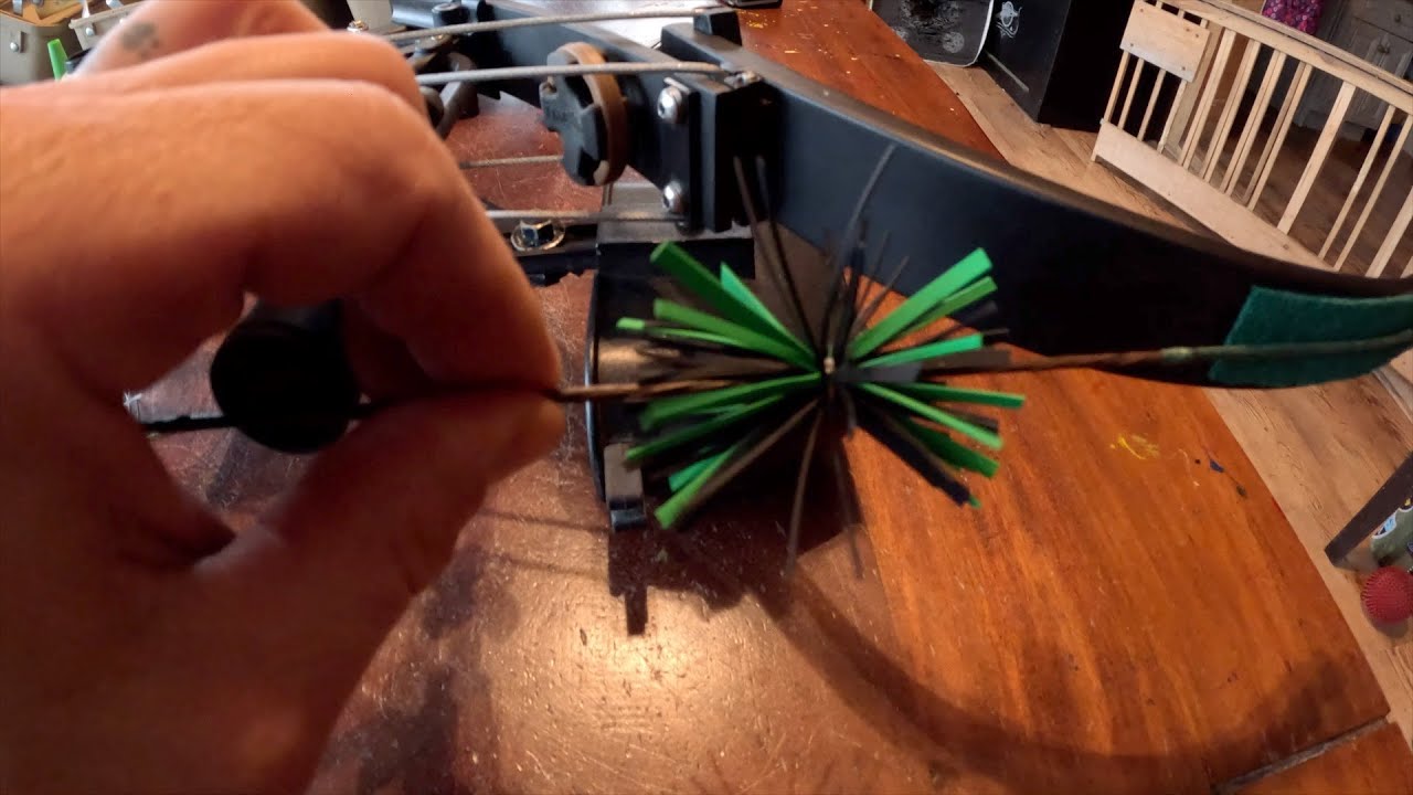 Bow String Silencers : How to install cat whisker string silencers : How to quiet down a bow