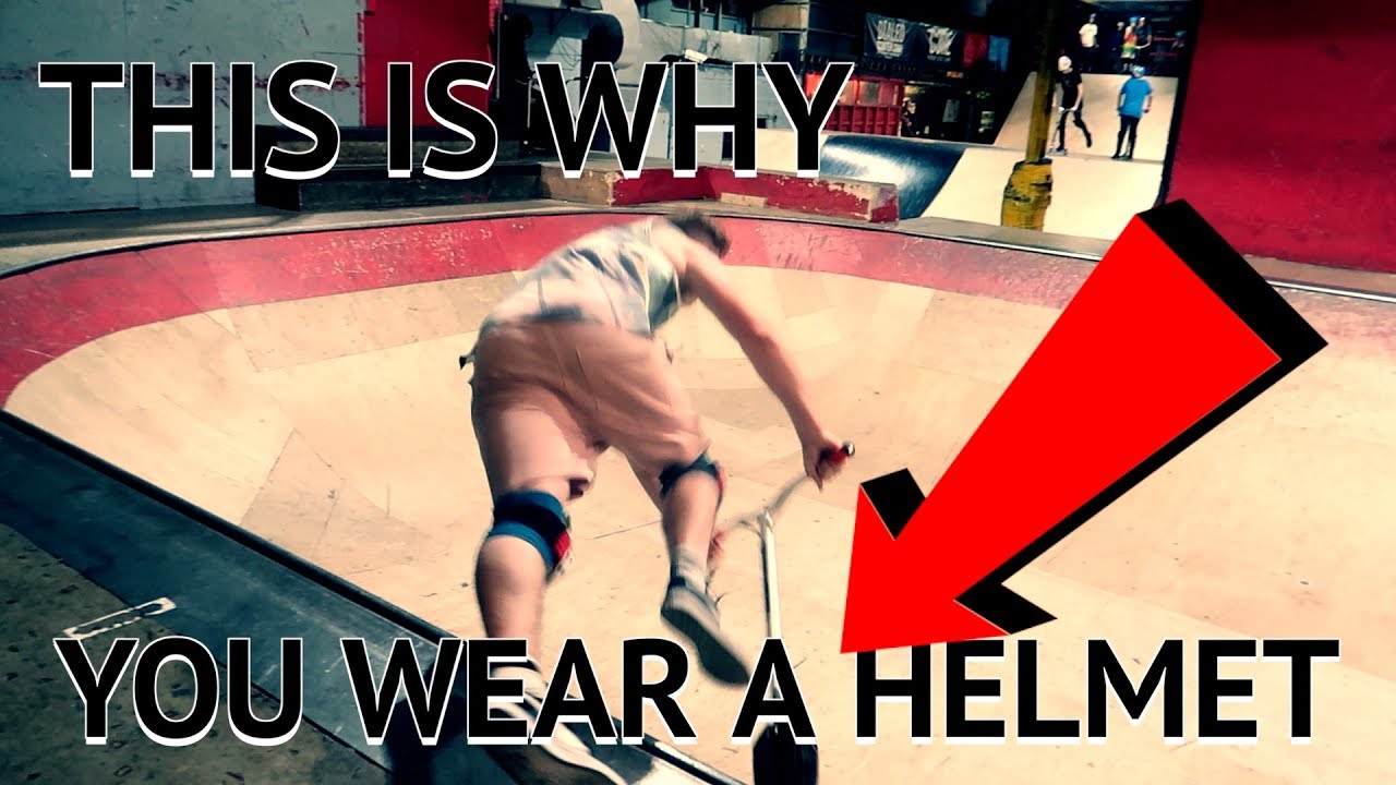 THIS IS WHY YOU WEAR A HELMET!