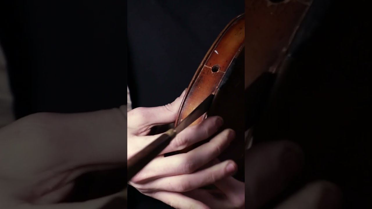 Expert Violin Repair 🎻🪛 #violin #craft