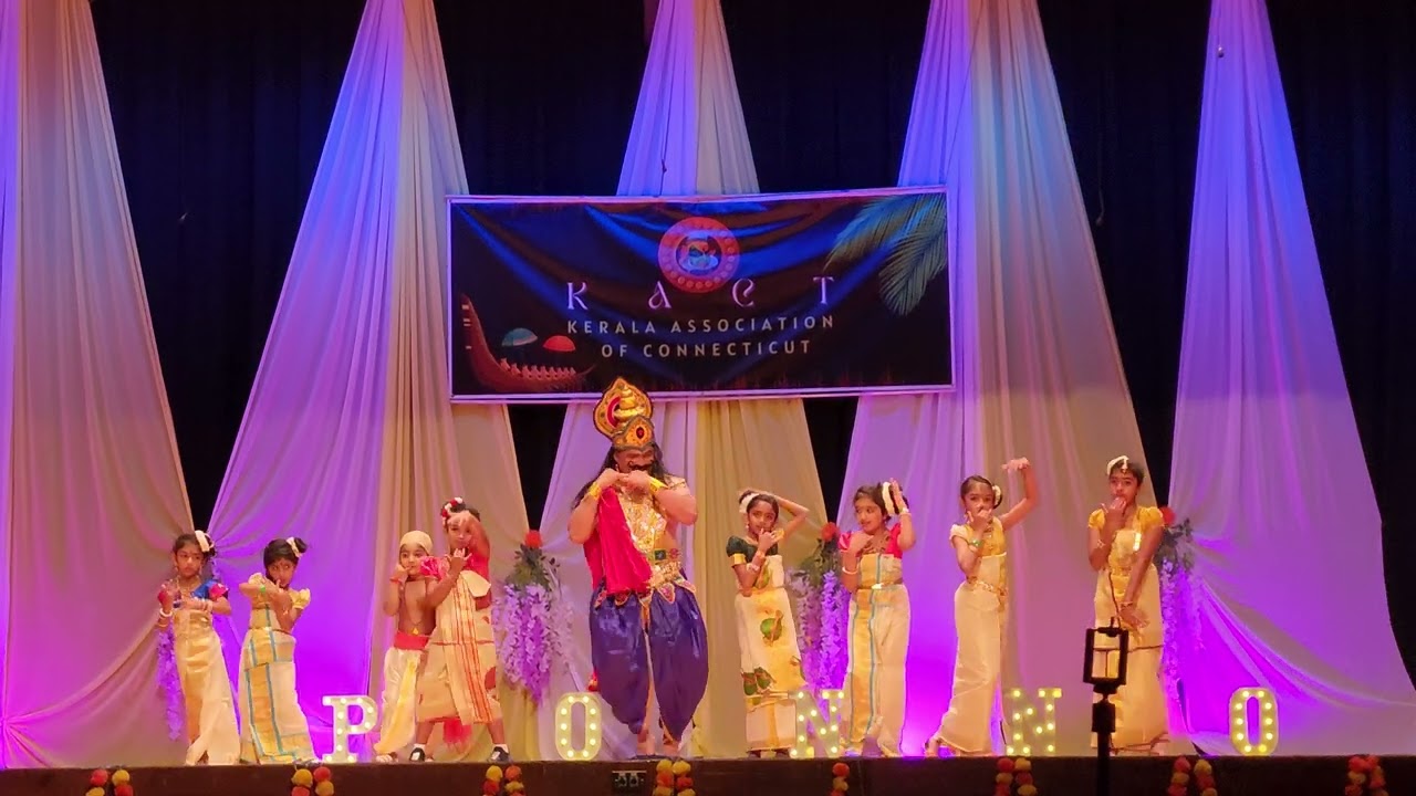 KACT-Onam-2023   Kids performance with Maveli