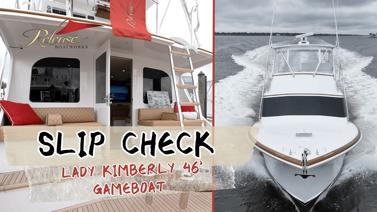 Проверка состояния причала | Рыболовный катер Lady Kimberly Release Boatworks 46 футов