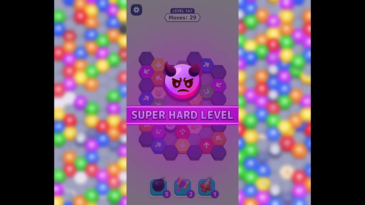 Hexa Away 🧩 Level 147 Walkthrough & Solution