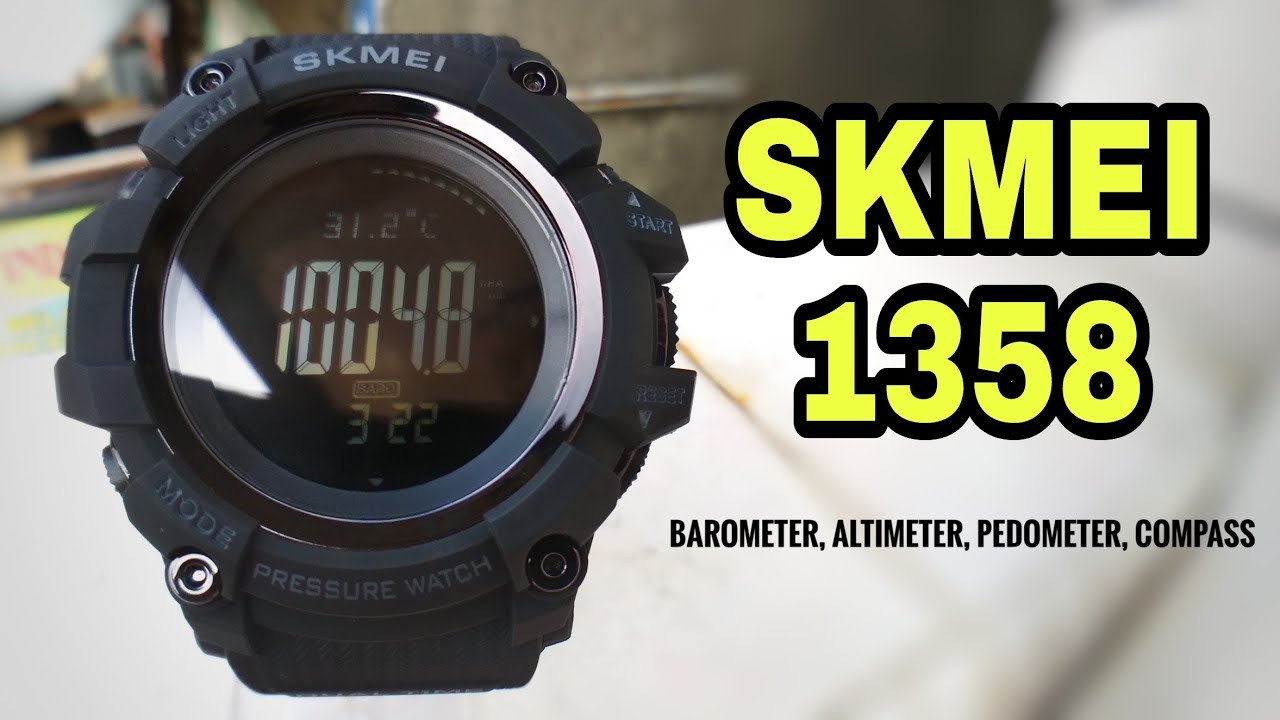 SKMEI 1358 Super BADAK - Unboxing, Review, Setup and Test FREEZE Thermometer