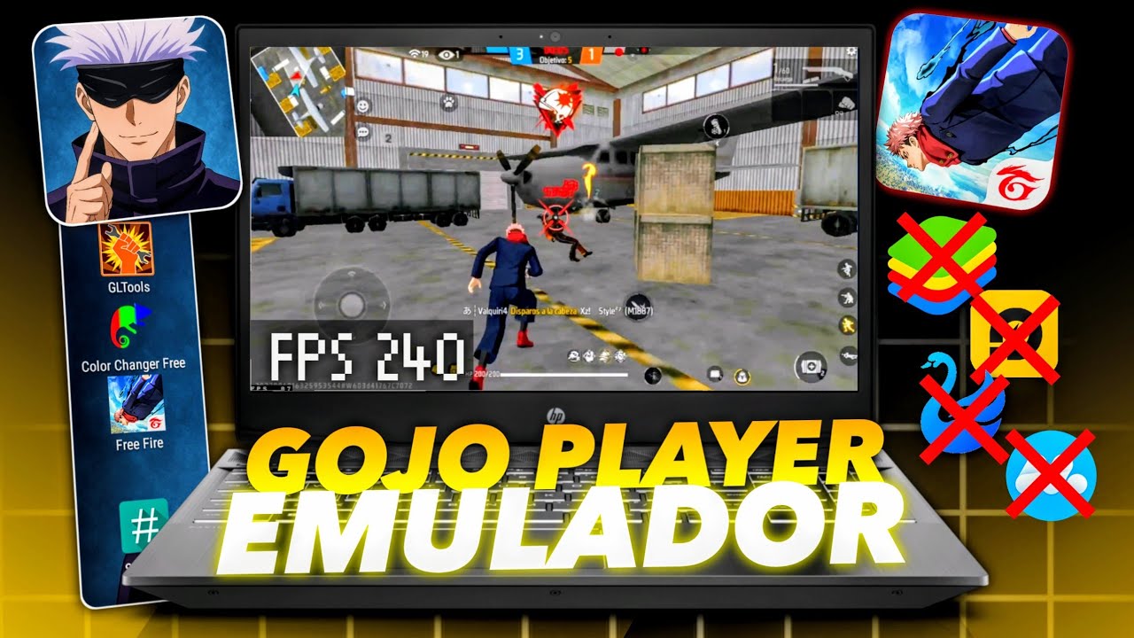 CABUM!! 💥 EMULADOR PARA PC GAMA BAJA ▶️ GOJO PLAYER ✅ Como DESCARGAR Free Fire Para PC 2026