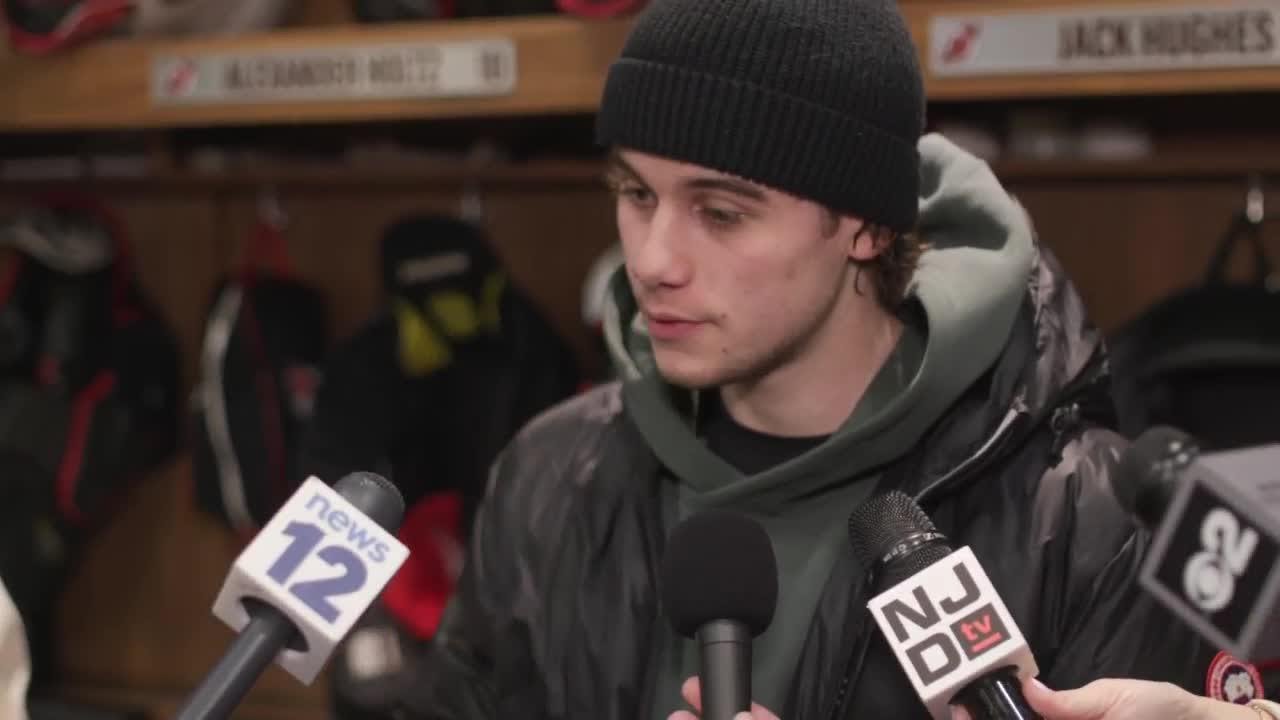 Devils players react after coaching change