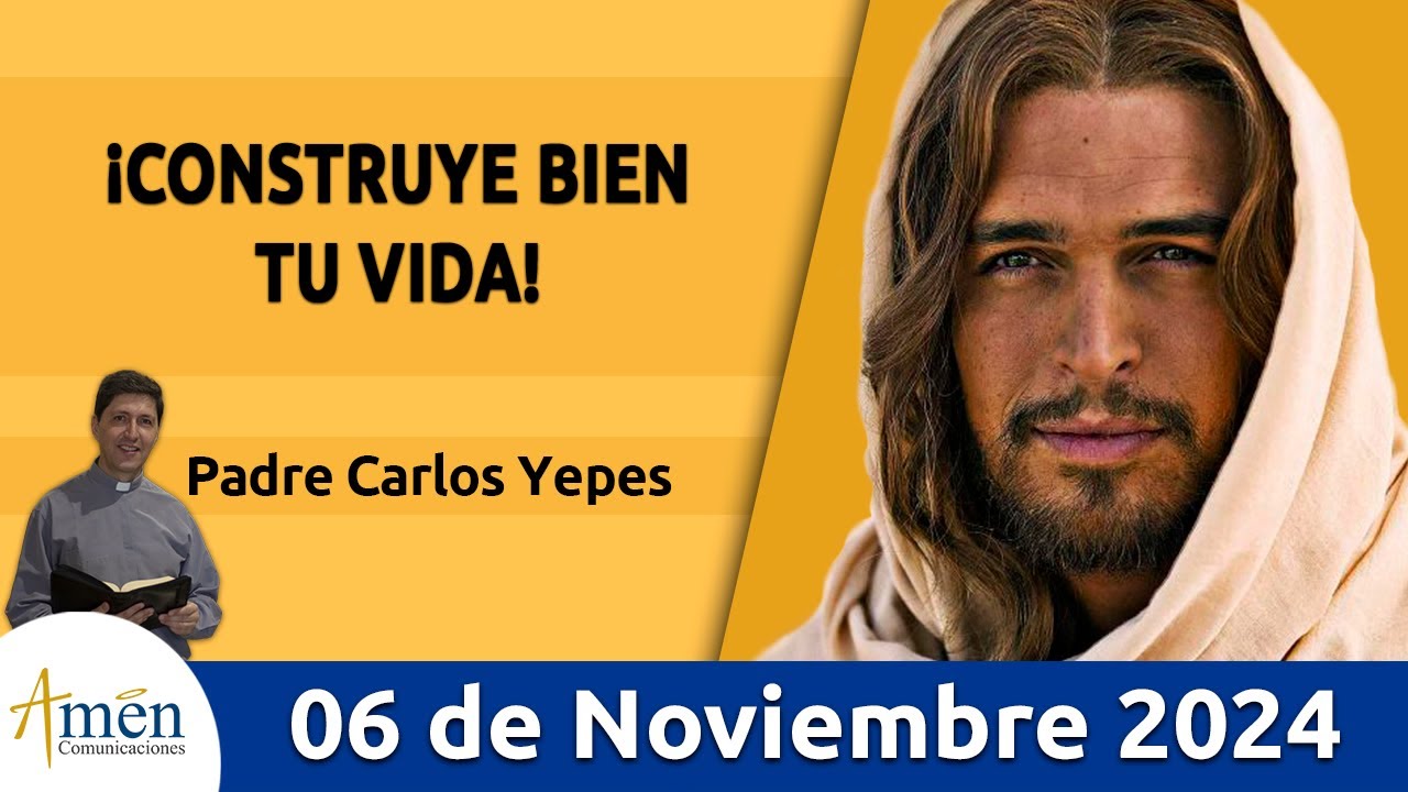 Evangelio De Hoy Miercoles 6 de Noviembre 2024 #PadreCarlosYepes l San Lucas 14, 23-33