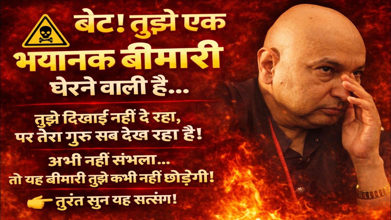 Guruji Satsang | ⚠️ बेटा! तुझे भयानक बीमारी घेरने वाली है… गुरु की चेतावनी सुन ले!