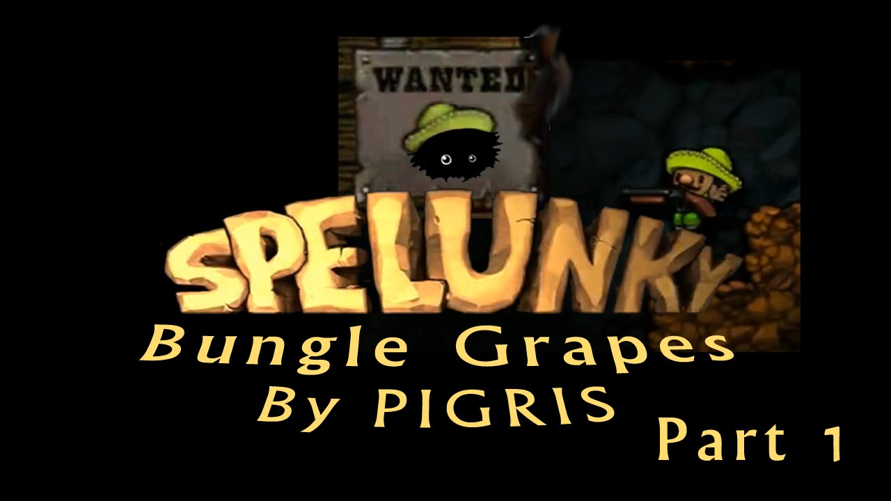 Blargh! Spelunky Custom Levels: Bungle Grapes Pt.1