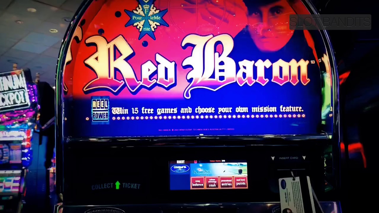 “”””””JACKPOT””””  RED BARON