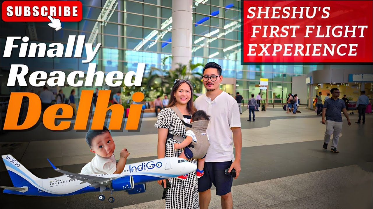 Flying back to Delhi 🥹 Bidding an emotional goodbye to family and friends 🥲