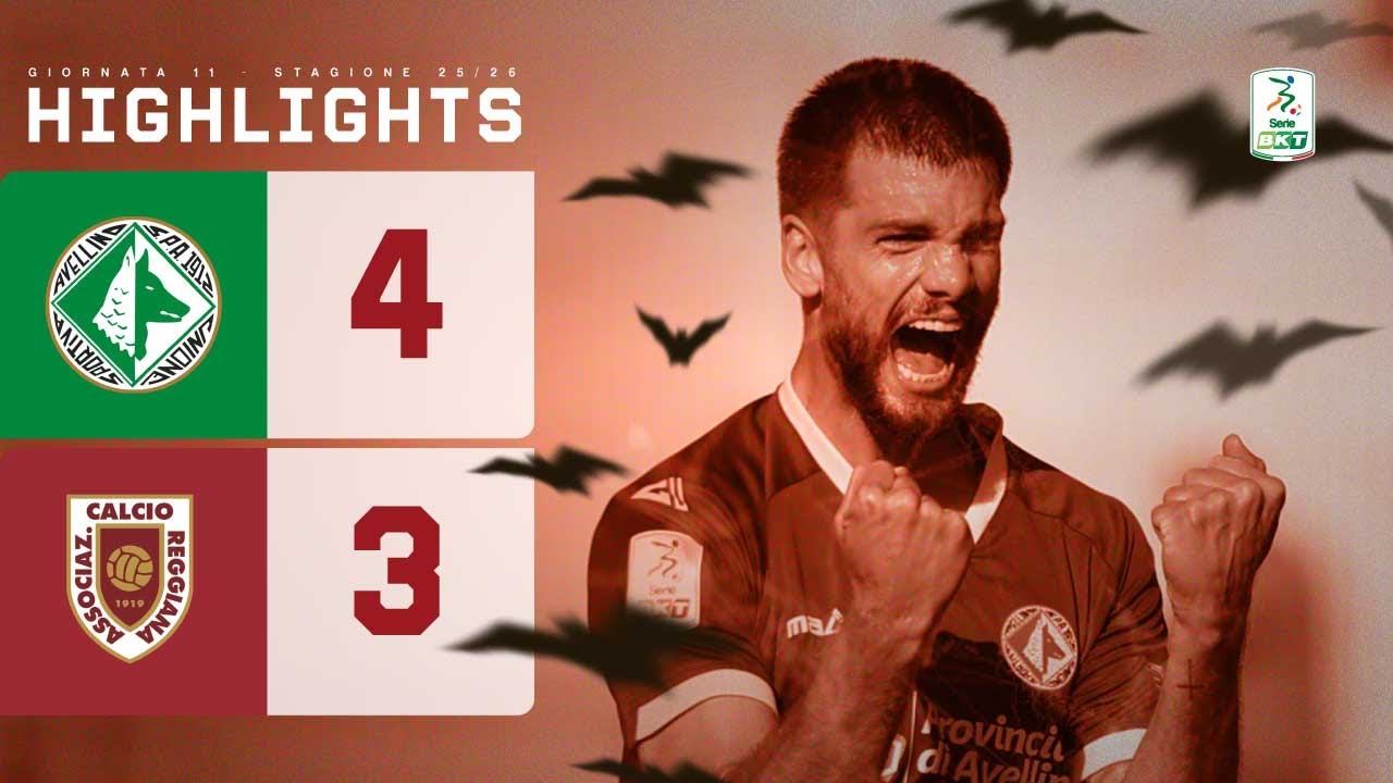 Avellino-Reggiana 4-3 | Rimonta, controrimonta e alla fine vincono i campani | HIGHLIGHTS Serie BKT