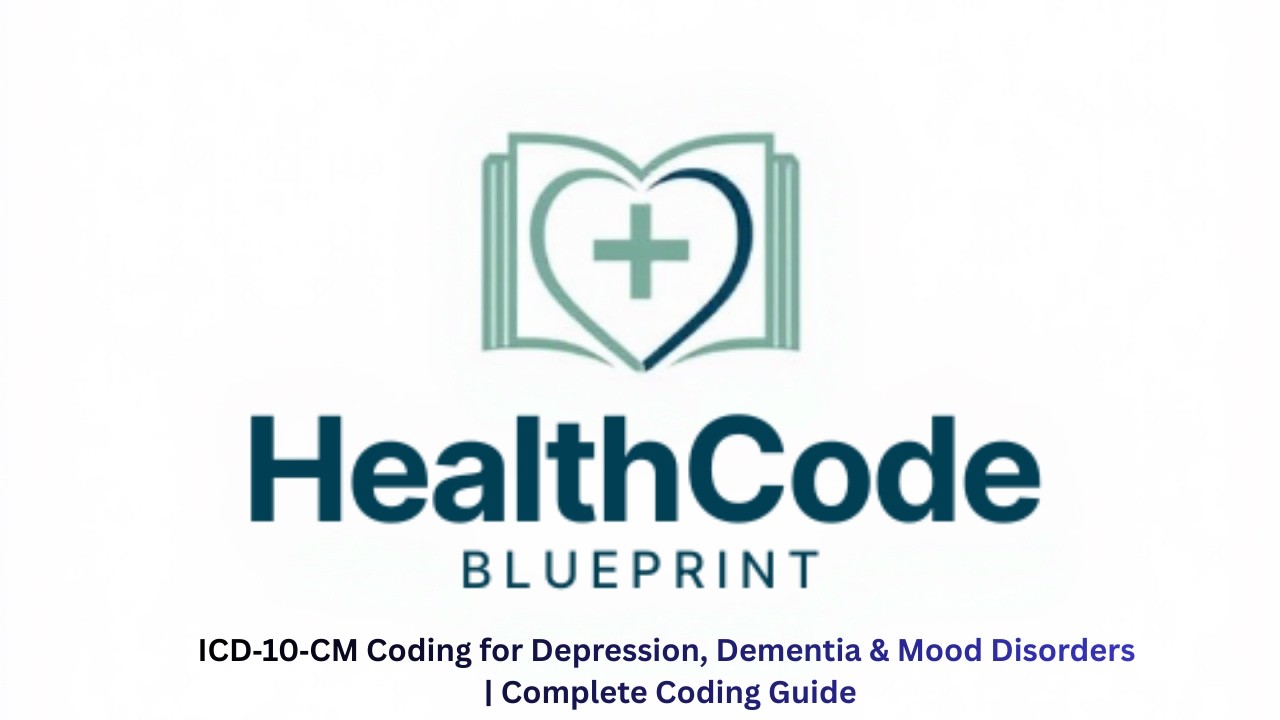ICD‑10‑CM Coding for Depression, Dementia & Mood Disorders  Complete Coding Guide