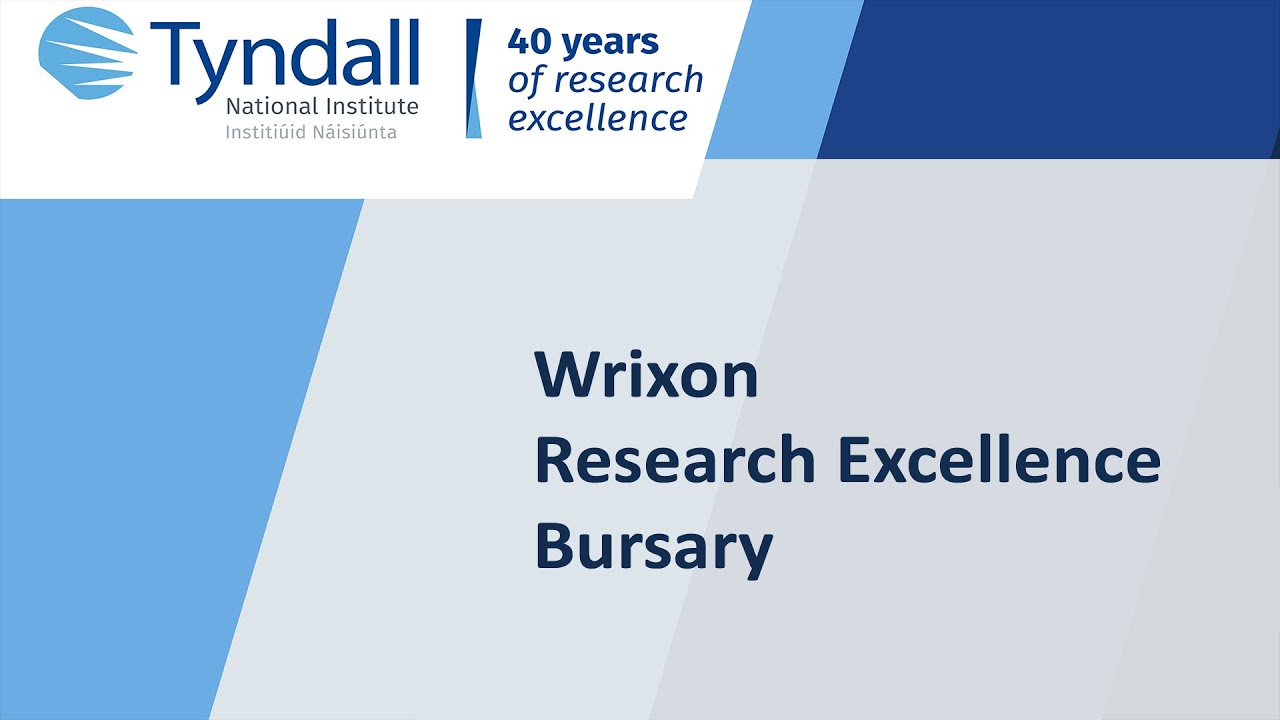Tyndall 40 and launch of the Wrixon Research Excellence Bursary