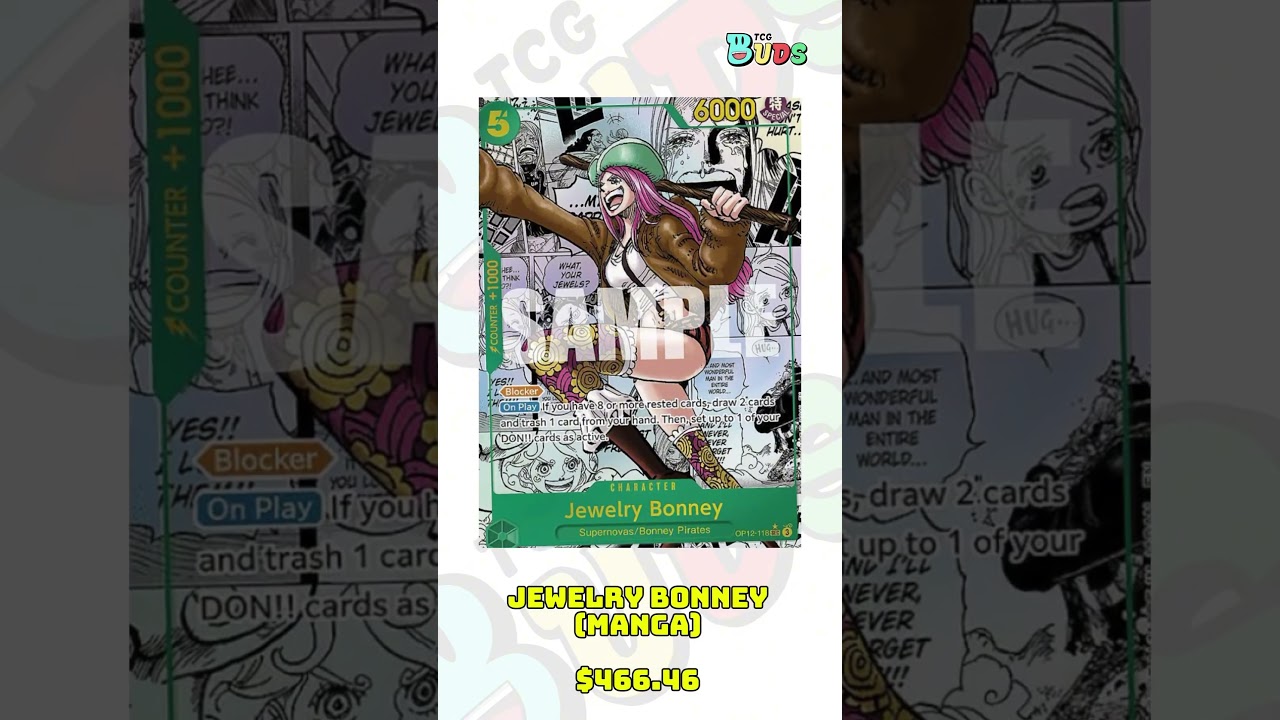 Top 5 MOST EXPENSIVE CARDS from One Piece OP-12: Legacy of the Master!!! #onepiece