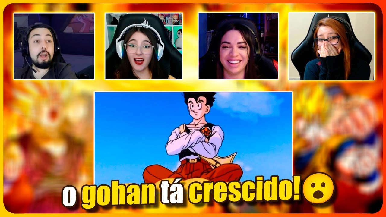Vendo Gohan vai a Escola 😯 | MULTI - REACT | Dragon Ball Z - EP 199 e EP 200