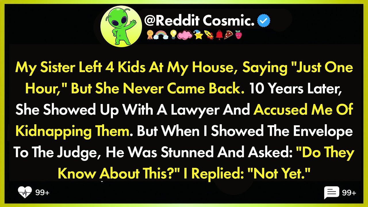My Sister Left Me With 4 Kids… 10 Years Later, She Accused Me Of Kidnapping! So I…