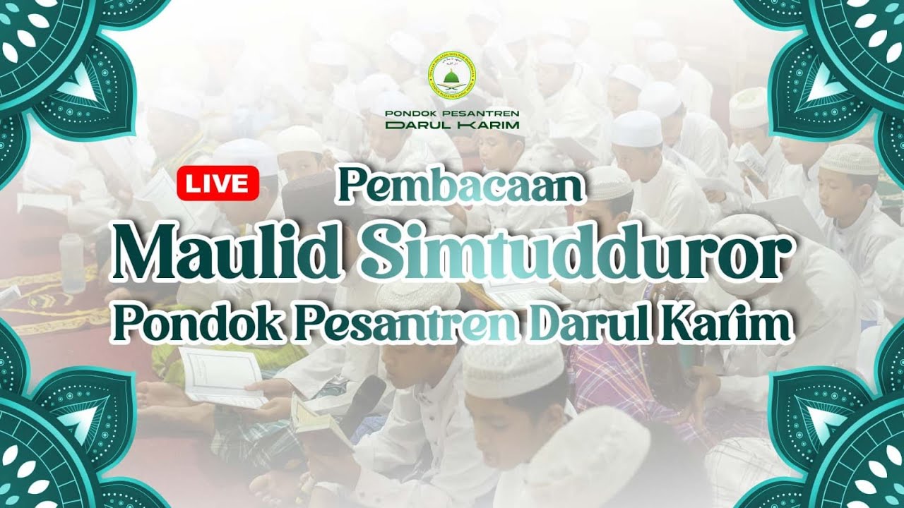 Pembacaan Maulid Simtudduror Santri Kamar 4 Ponpes Darul Karim Banjarbaru | 20 November 2025