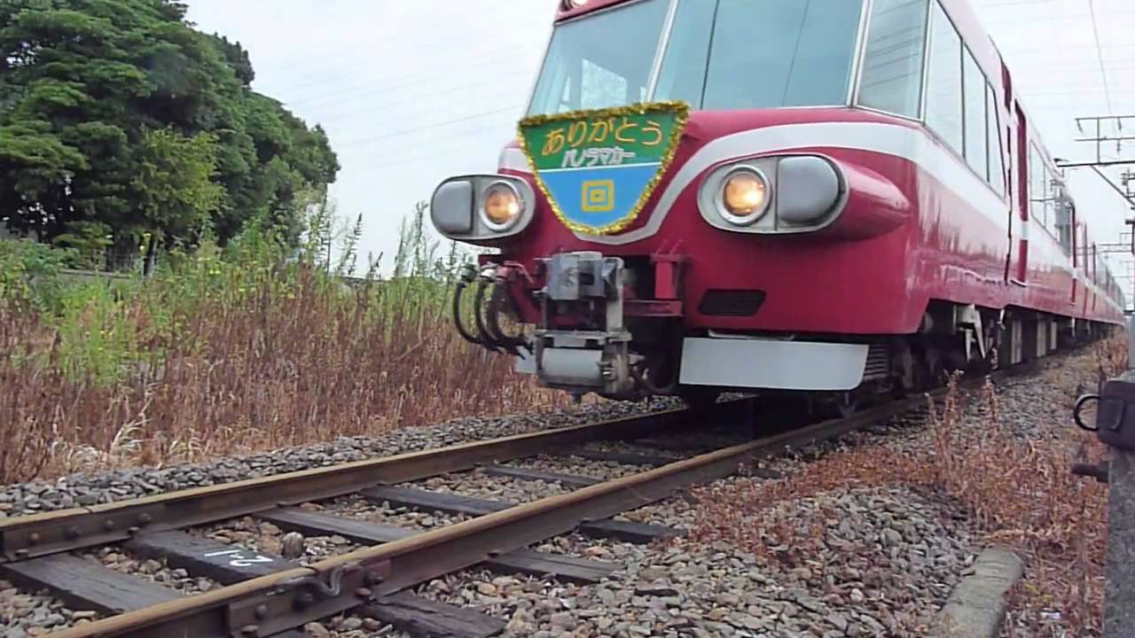 名鉄パノラマカー7011編成　廃車回送