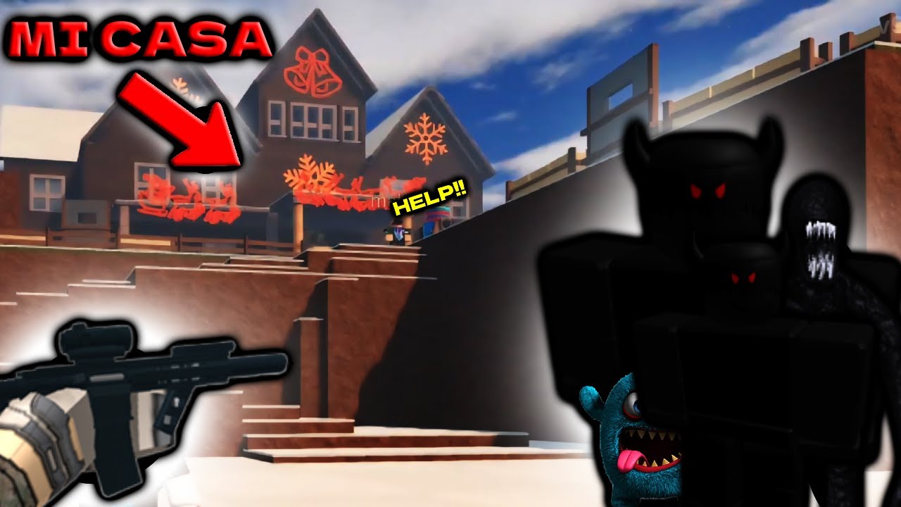 No puedo Permitir que estos Monstruos lleguen a mi Casa!! 😰😱😢| Roblox