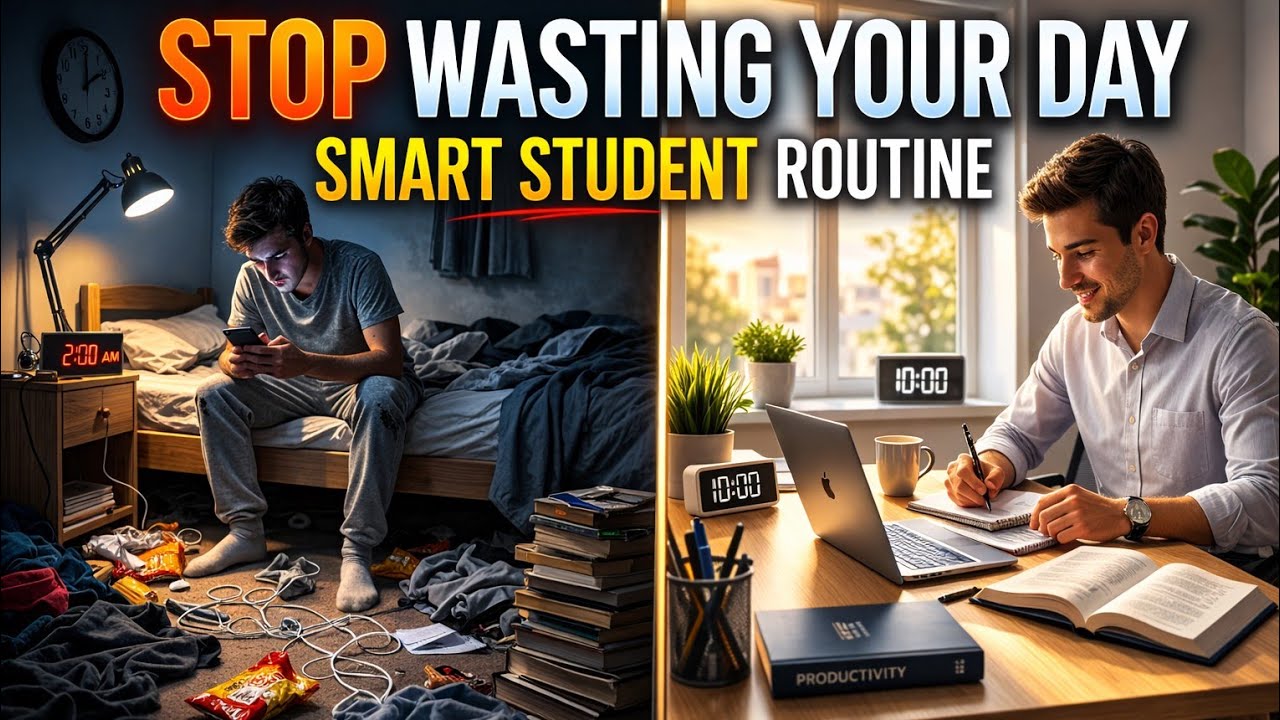 Stop Wasting Your Day! The Smart Daily Routine for Students 2026 🔥