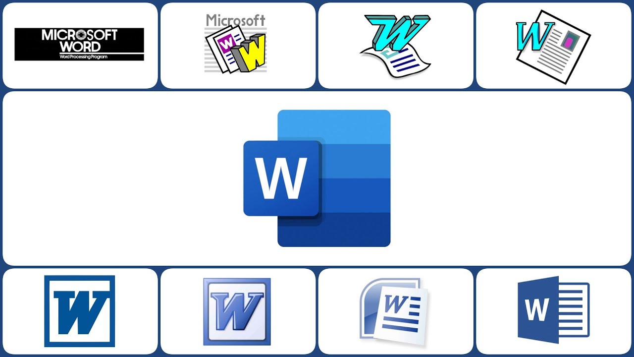 Microsoft Word Logo Evolution