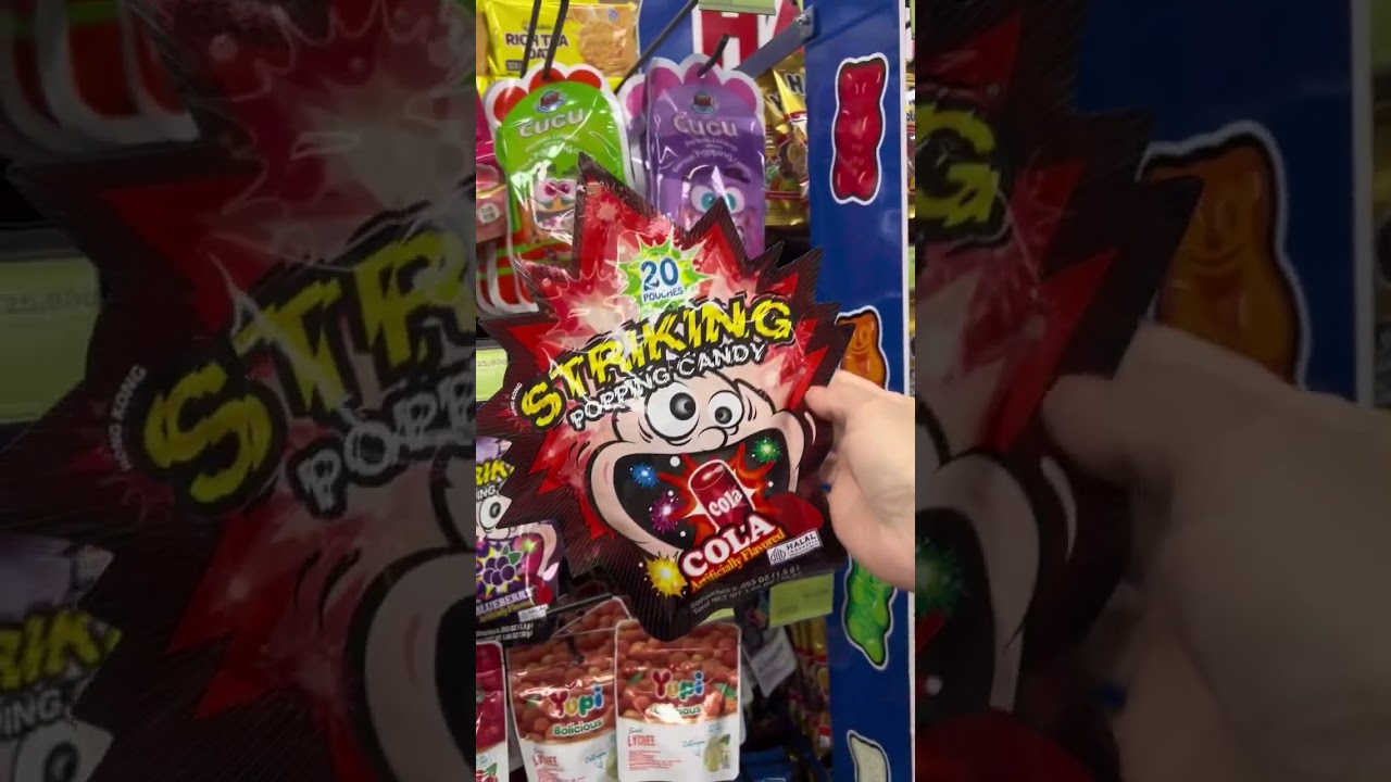 Striking Popping Candy Cola #shorts #youtubeshorts #candy #cola #huntingjajan