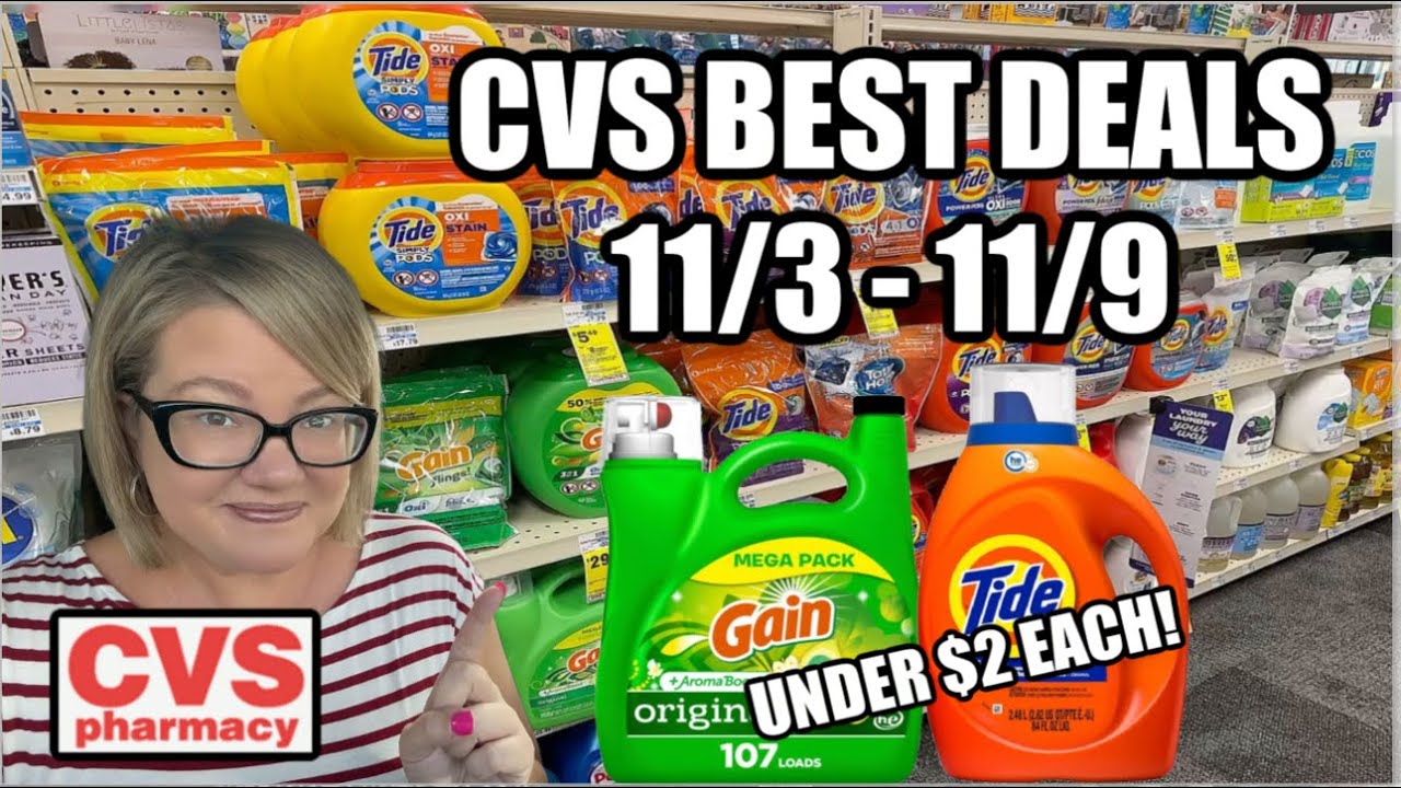CVS BEST DEALS (11/3 - 11/9) | **Grab Tide/Gain for under $2!