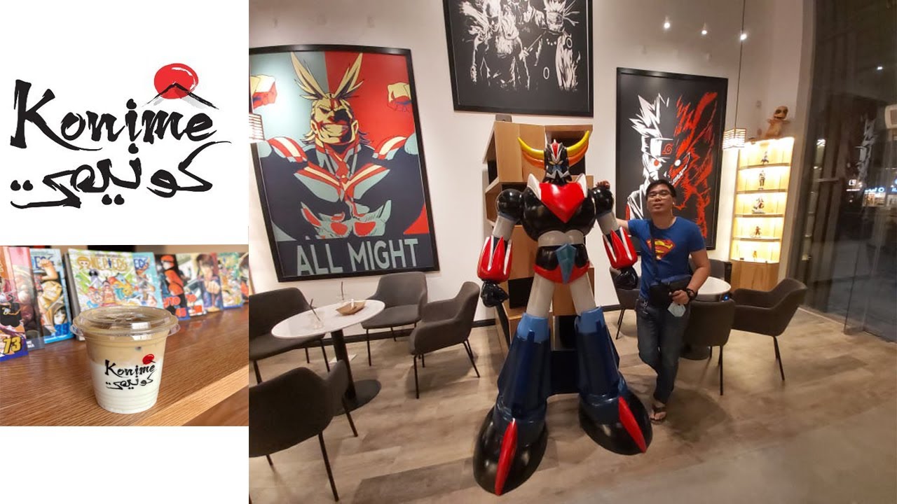 Konime Café Shop in Riyadh KSA, if you love coffee and anime's this is your place | Zhai Juander