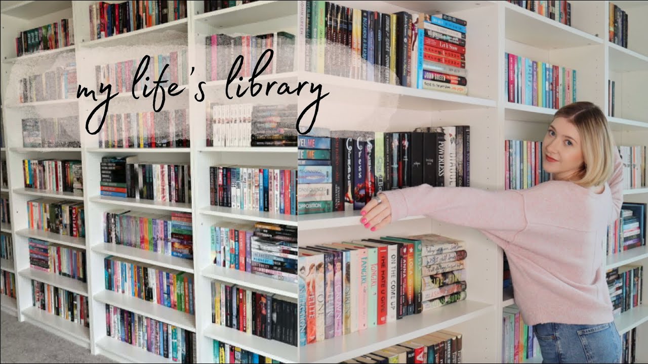 BOOKSHELF TOUR | my 1000+ book collection