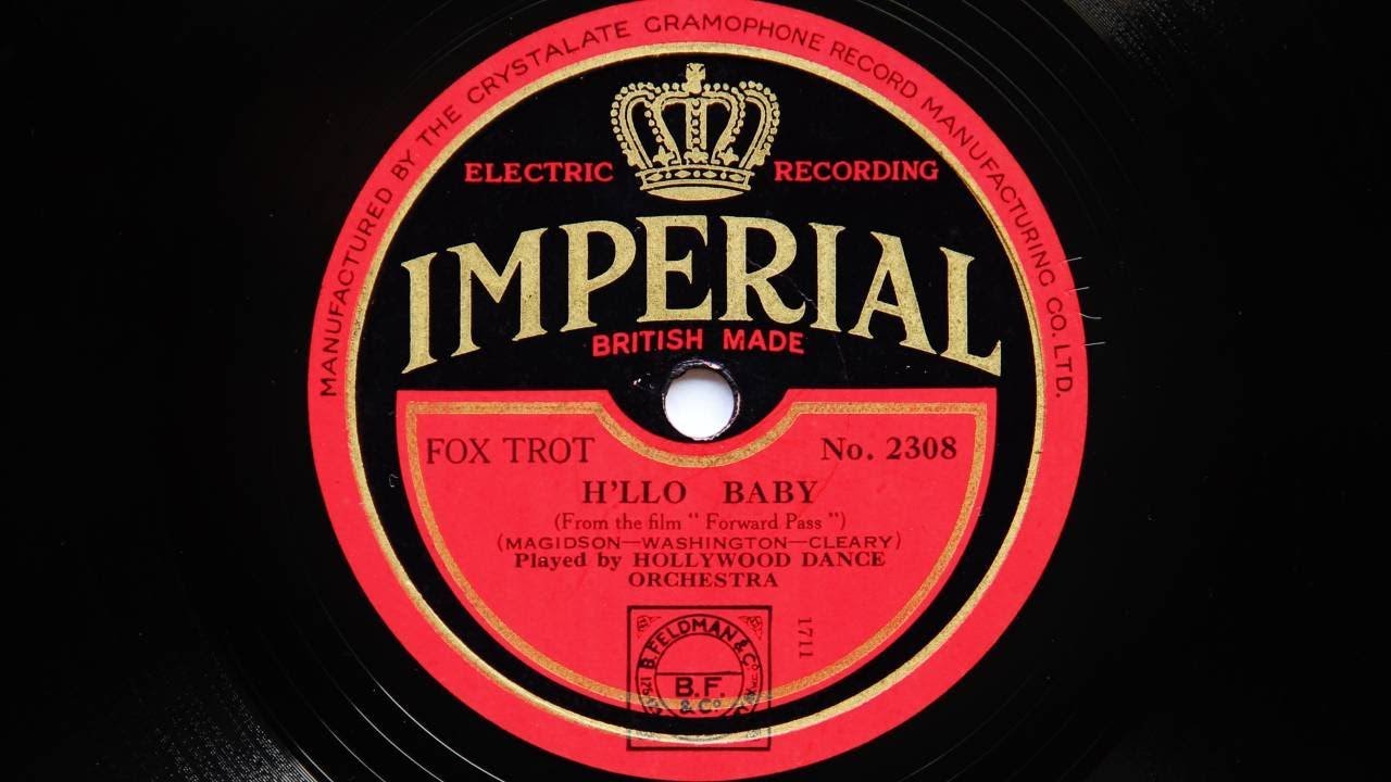 Hollywood Dance Orchestra (Adrian Schubert) – Hello Baby