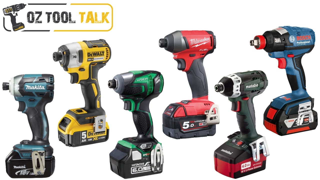 18V Brushless Impact Driver Shootout - Makita, Milwaukee, Dewalt, Bosch, Hitachi, Metabo