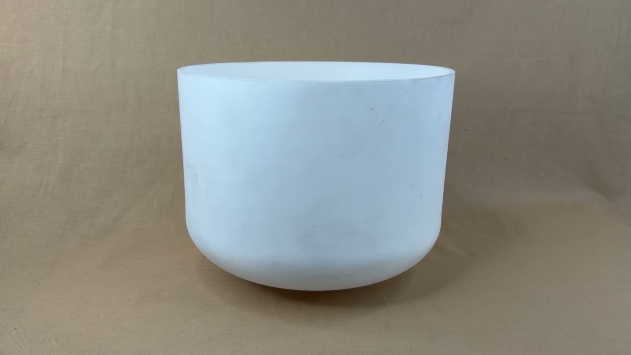 Opaque Quartz Crystal Singing Bowl | 10
