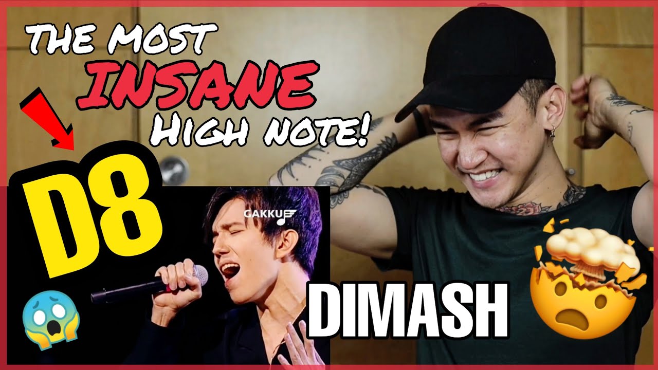 Dimash 迪玛希 - An Unforgettable Day (INSANE D8! ) REACTION | Gakku Voice 2017 | CRAZY high note !