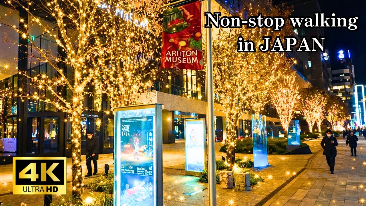 【東京】東京駅周辺＆日本橋 クリスマスイルミネーション Tokyo Christmas Lights Night Walk 🎄