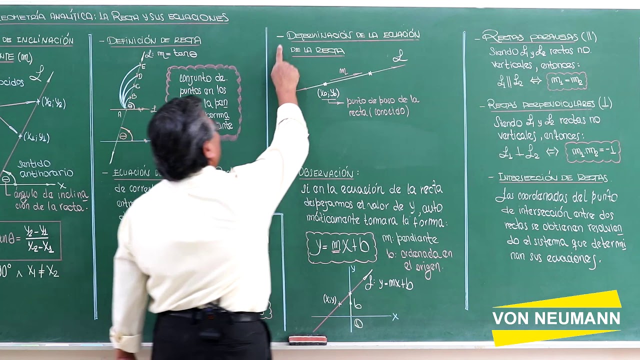 Geometría analítica: Las rectas y sus ecuaciones
