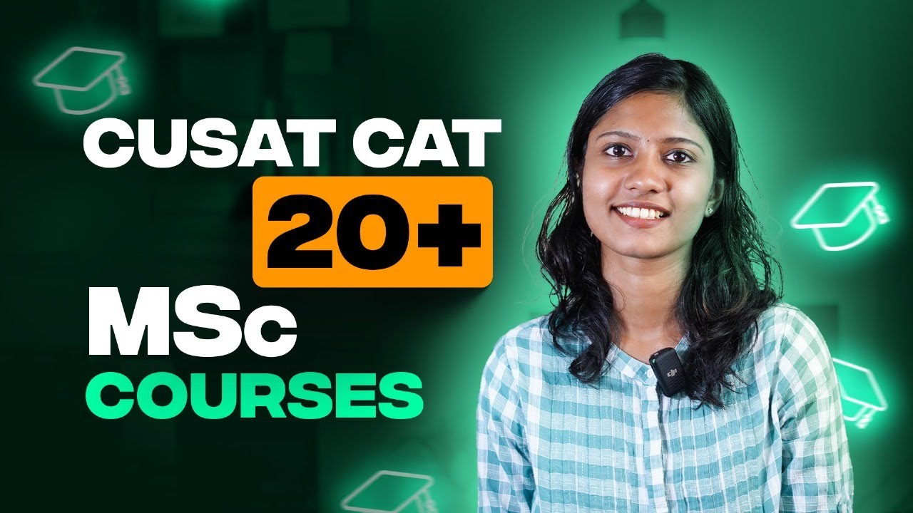 CUSAT CAT Course Details And Oppurtunities | MSc courses | CUSAT CAT crash course 2024