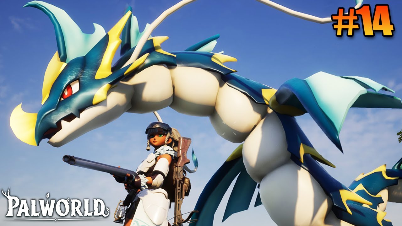 PALWORLD #14 🔥 BATALLA &Eacute;PICA Vs DRAG&Oacute;N GIGANTE 🥵​