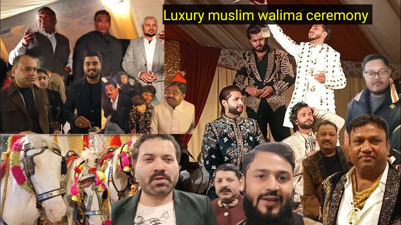 #luxury muslim walima ceremony hilal Nahari walo ke bete ka shandar reception Shan e Dilli 6 🌹🌹