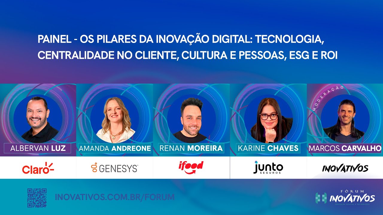 F&oacute;rum Inovativos 2024 - Os pilares da inova&ccedil;&atilde;o digital