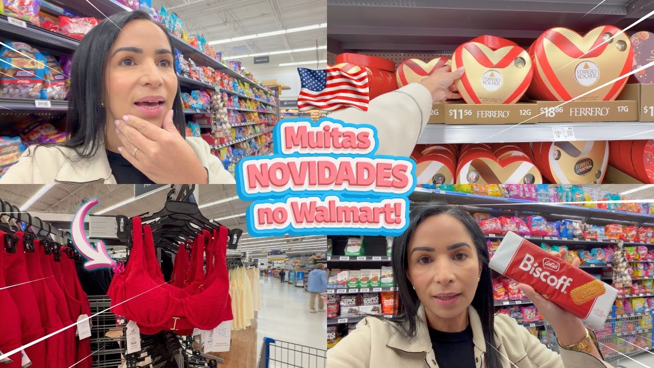 FUI NO WALMART NOS EUA E CONFERI MUITAS NOVIDADES DA LOJA!
