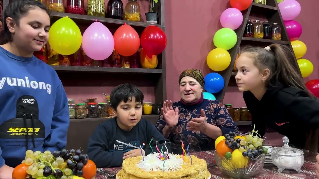 GRANDMA’S BIGGEST SURPRISE! 🎂 A Heartwarming Birthday Feast in the Village (ASMR) ✨