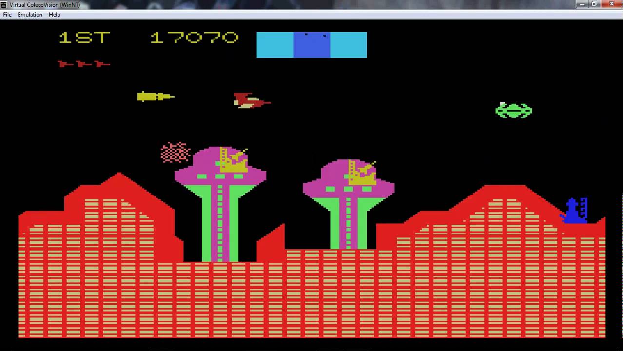 Cosmic Avenger (Colecovision) gameplay