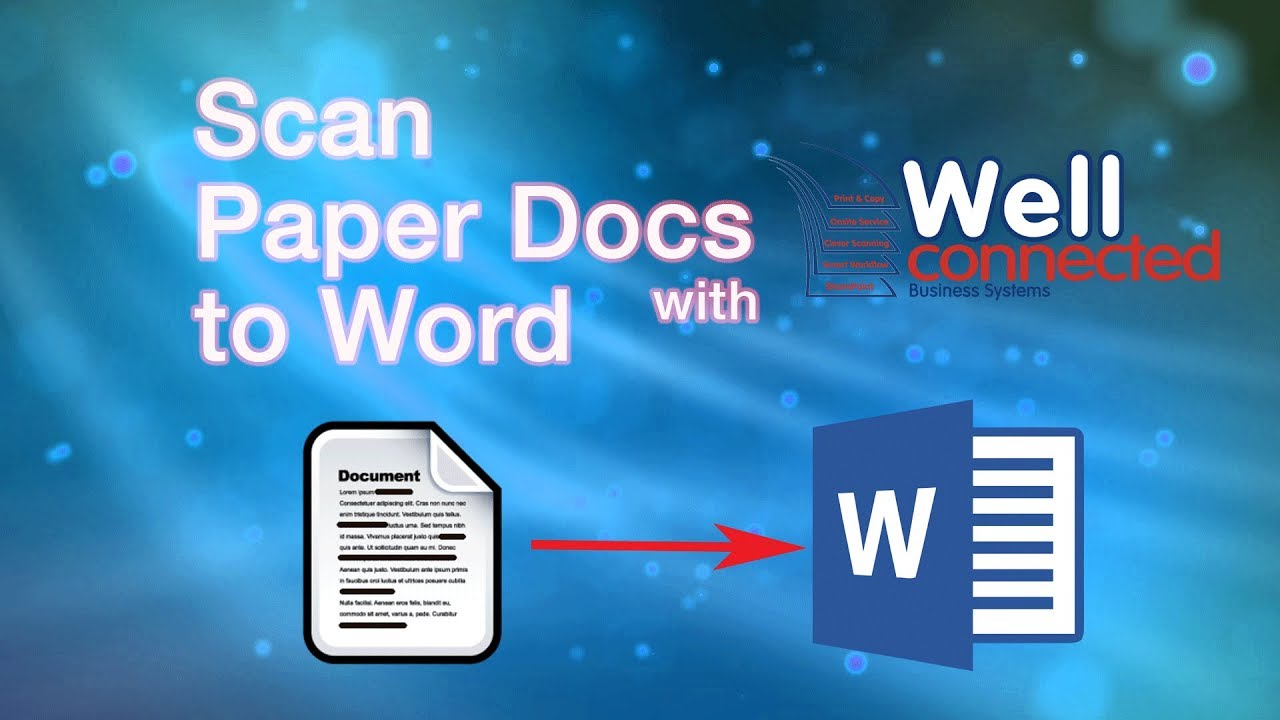 How To Convert a Paper Document into an Editable Word Document [Paper Document Conversion] 2020