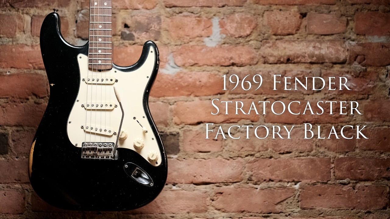 1969 Fender Stratocaster Factory Black