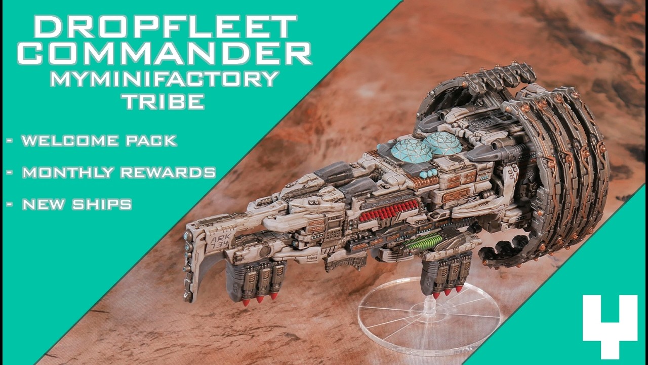 Распечатайте корабли дома! Dropfleet Commander MyMiniFactory Tribe: анонс