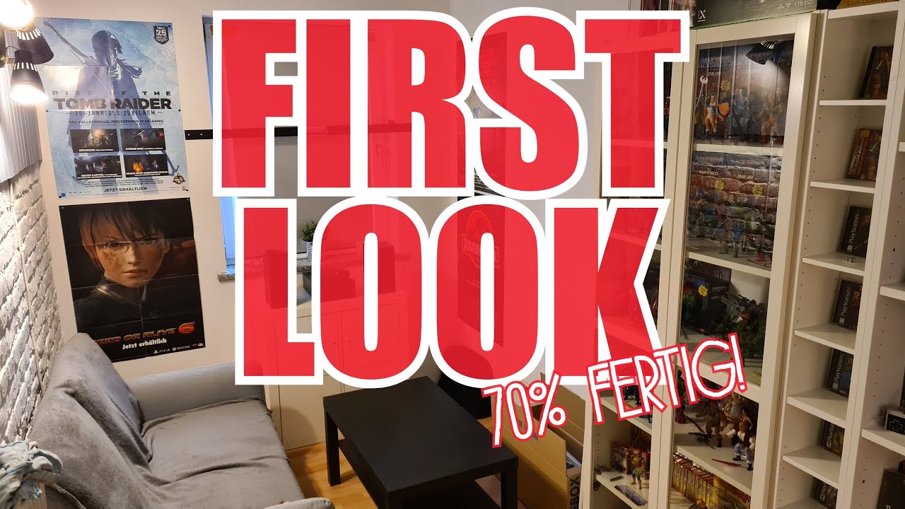 Die neue Man Cave😍 FIRST LOOK! Die M&auml;nnerh&ouml;hle wird so langsam! GAME ROOM TOY ROOM 2021 #Petendo
