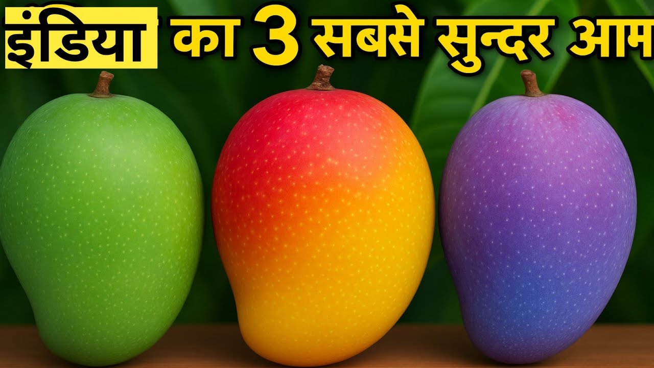 Top 3 Most Indian Hybrid Calorfull Mango Varty | इंडिया की 3 सबसे सुंदर आम