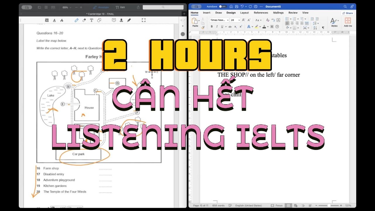 2 HOURS CÂN HẾT Listening cùng Your 9.0 IELTS Friend #ieltslistening #ielts #ieltspreparation