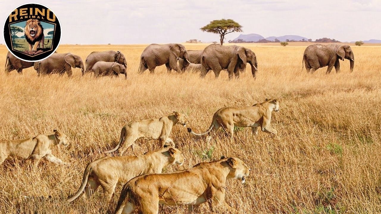 Elefantes Africanos - La Jornada de Supervivencia de los Gigantes #animalessalvajes | Reino Animal