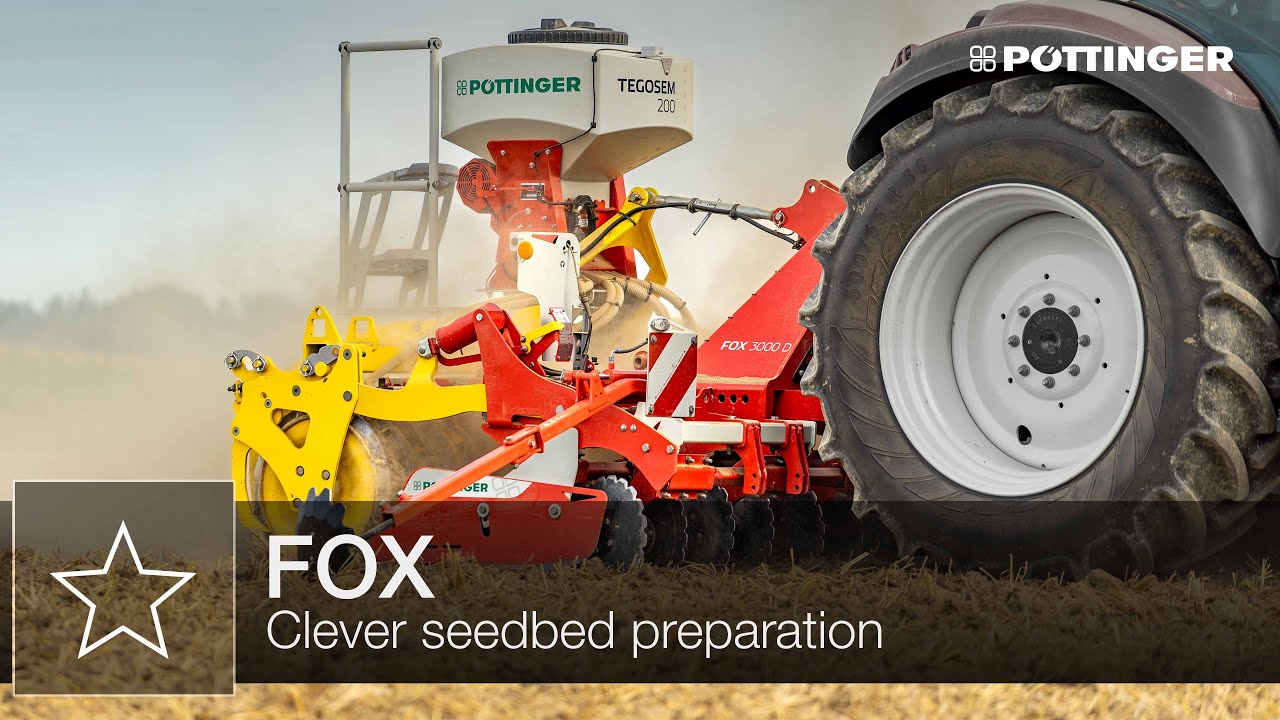Smart seedbed preparation with the FOX compact combination - highlights | PÖTTINGER